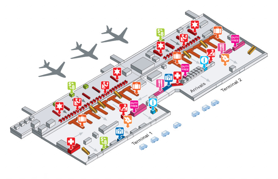 План аэропорта Донмыанг